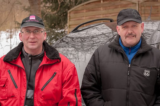 Serviceteam Frank Schönecker und Uwe Ludwig
